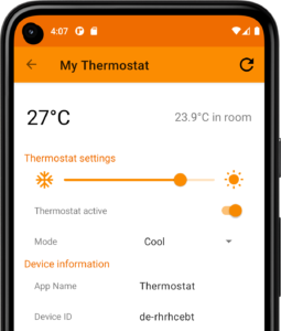 Hive Thermostat Schedule