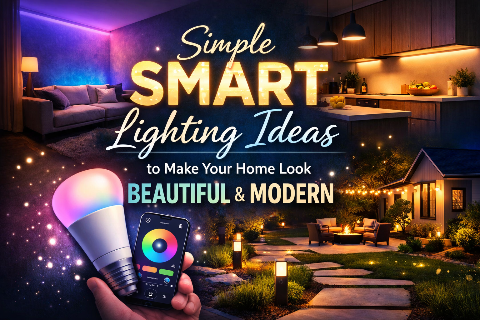 Simple Smart Lighting Ideas to Make Your Home Look Beautiful and Modern
