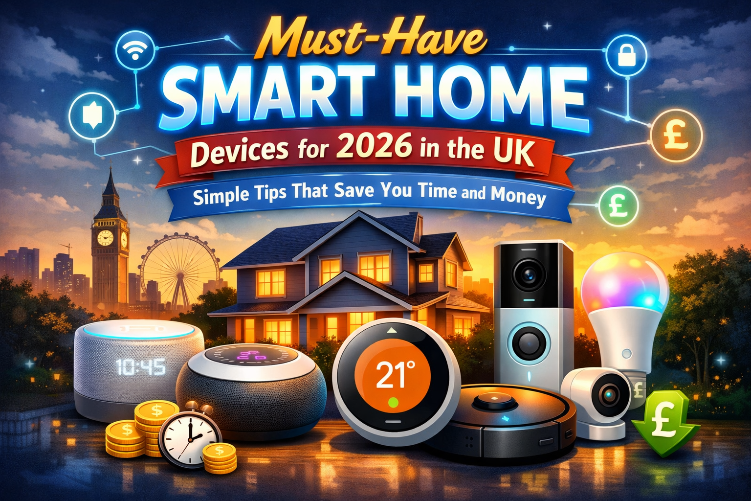 Must-Have Smart Home Devices for 2026 in the UK – Simple Tips That Save You Time and Money